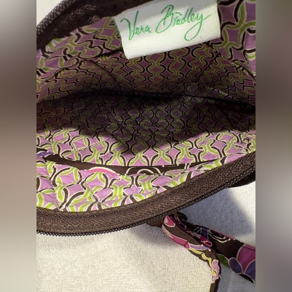 Vera Bradley Purple Punch Crossbody Bag - Floral Print, Adjustable Strap - Picture 7 of 11